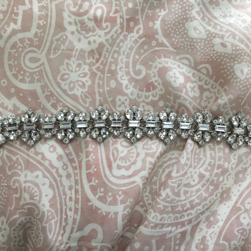 3/4" stone bridal belties from Kate Spade size L